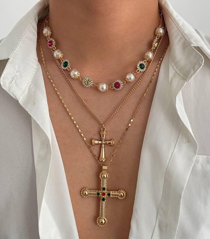 Emperor’s Grace Layered Necklace Set